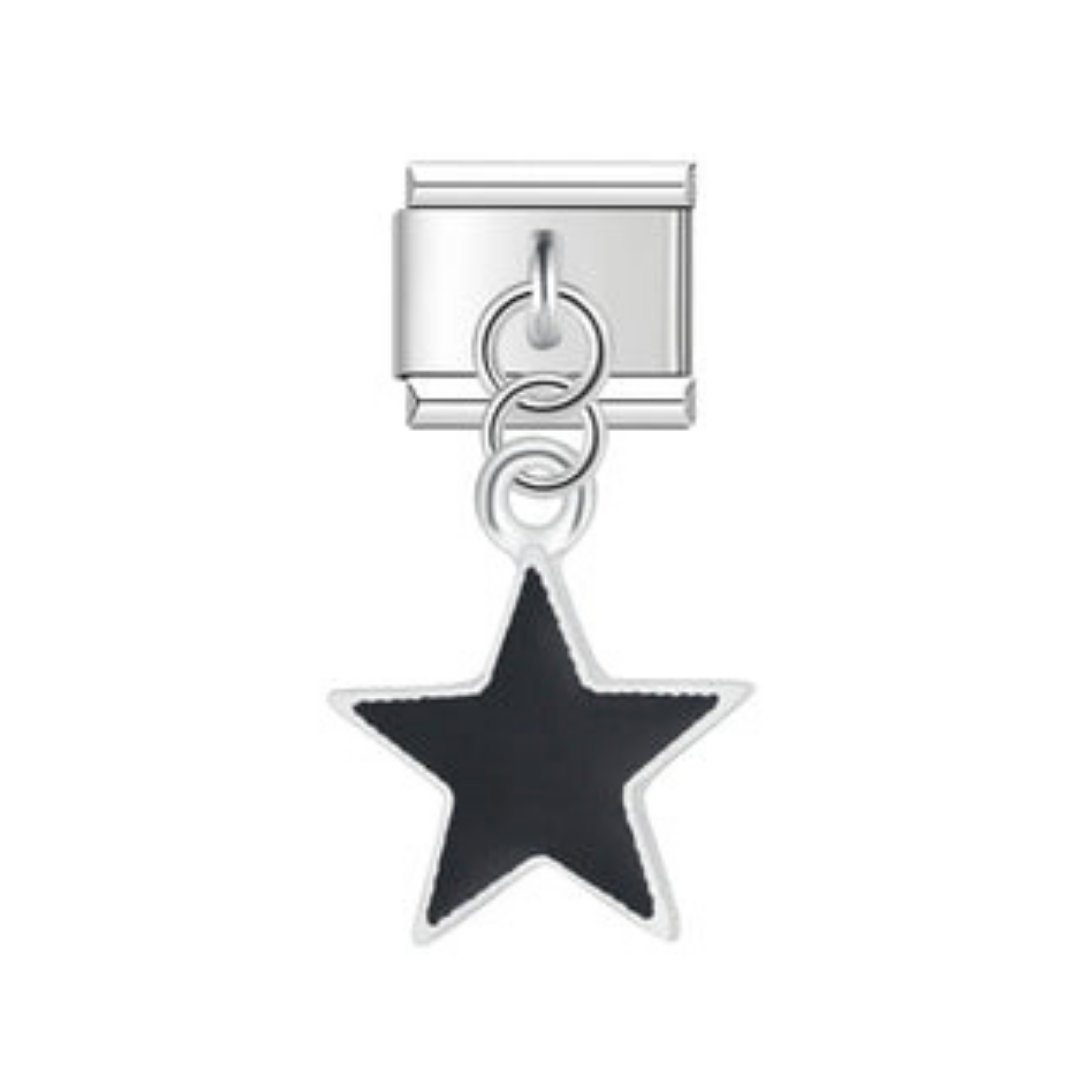 Charm Colgante Star Negro