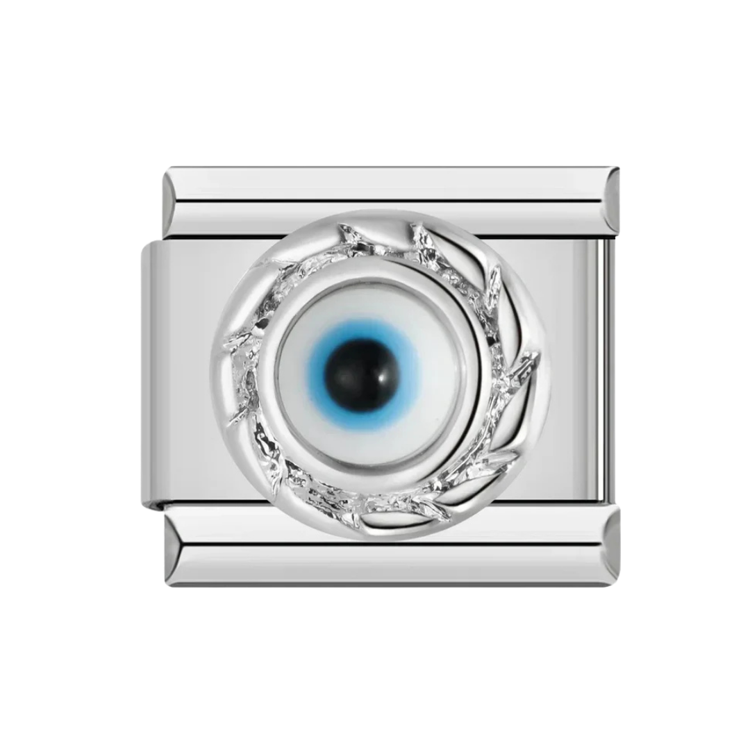 Charm Ojo Turco Plata