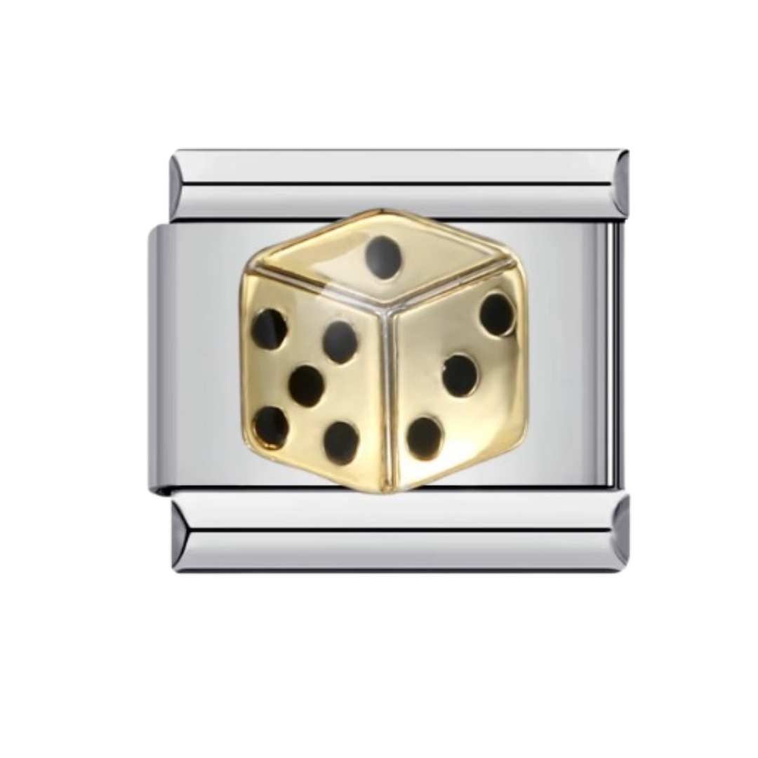Charm Dado Gold