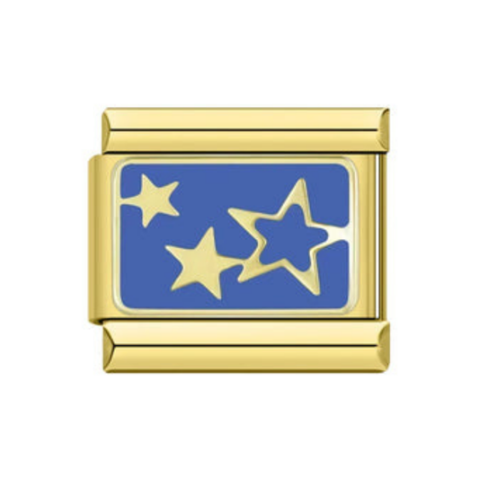 Charm 3 Stars Dorado