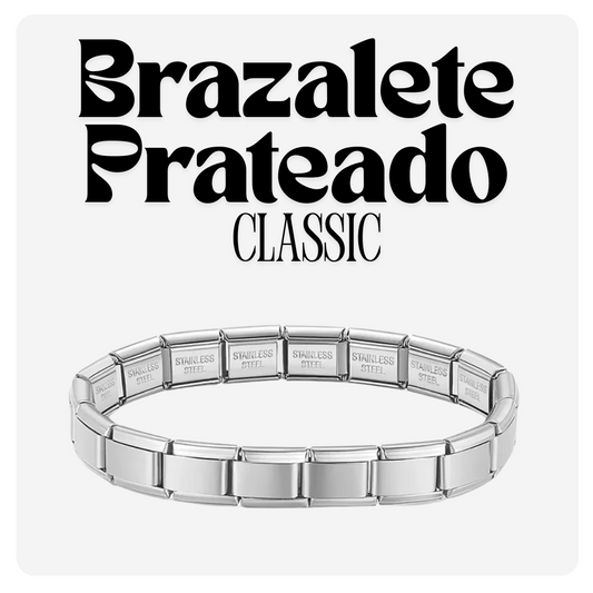 Brazalete Plateado Classic